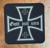 Getränkeuntersetzer - Eisernes Kreuz - Gott mit uns Getränkeuntersetzer - Eisernes Kreuz - Gott mit uns
