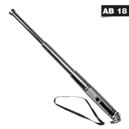 Mini Teleskop Abwehrstock - 13 Zoll - Mit Clip + Handschlaufe - silber KH 160161 Mini Teleskop Abwehrstock - 13 Zoll - Mit Clip + Handschlaufe - silber KH 160161