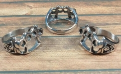 Ring - Edelstahl - Schlagring Motiv Ring - Edelstahl - Schlagring Motiv