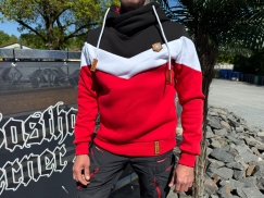Premium Kapuzenpullover - Schwarz-Weiß-Rot +++LIMITIERT+++ Premium Kapuzenpullover - Schwarz-Weiß-Rot +++LIMITIERT+++