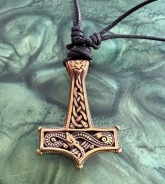 Halskette - Thors Hammer - Hallgrim - bronze Halskette - Thors Hammer - Hallgrim - bronze