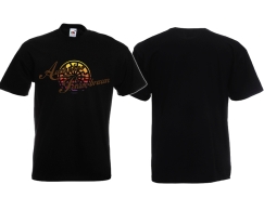 T-Hemd - Auch ohne Sonne braun - Schwarze Sonne - Retro - schwarz T-Hemd - Auch ohne Sonne braun - Schwarze Sonne - Retro - schwarz