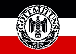 Gott mit uns - Aufkleber Paket 100 Stück Gott mit uns - Aufkleber Paket 100 Stück