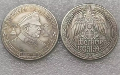 Medallie - Generaloberst Heinz Guderian - silbern - Sammleranfertigung Medallie - Generaloberst Heinz Guderian - silbern - Sammleranfertigung