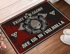 Bodenmatte / Teppich - Fight for Glory - See us in Valhalla Bodenmatte / Teppich - Fight for Glory - See us in Valhalla