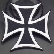 Aufnäher - Eisernes Kreuz - AEP - schwarz Aufnäher - Eisernes Kreuz - AEP - schwarz