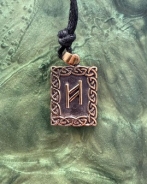 Runen Amulett - Hagalaz - Bronze Runen Amulett - Hagalaz - Bronze