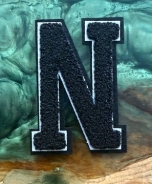 Aufnäher - Buchstabe - N Aufnäher - Buchstabe - N