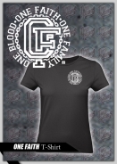 Frauen T-Shirt - One Family - One Faith - Girly schwarz Frauen T-Shirt - One Family - One Faith - Girly schwarz