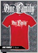 T-Hemd - One Family - Frontdruck - Shirt rot T-Hemd - One Family - Frontdruck - Shirt rot
