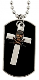 Halskette - Dogtag - Kruzifix Halskette - Dogtag - Kruzifix