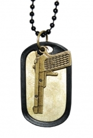 Halskette - Dogtag - Pistole Halskette - Dogtag - Pistole