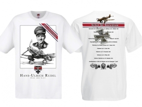 Frauen T-Shirt - Helden für Deutschland - Hans-Ulrich Rudel - weiß Frauen T-Shirt - Helden für Deutschland - Hans-Ulrich Rudel - weiß