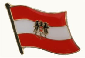 Pin - Österreich mit Adler Pin - Österreich mit Adler