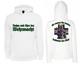 Frauen - Kapuzenpullover - Ruhm und Ehre - weiß Frauen - Kapuzenpullover - Ruhm und Ehre - weiß