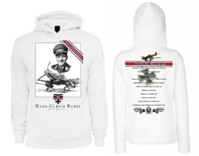 Frauen - Kapuzenpullover - Helden für Deutschland - H.-U. Rudel - weiß Frauen - Kapuzenpullover - Helden für Deutschland - H.-U. Rudel - weiß