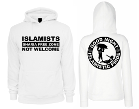 Kapuzenpullover - Islamists not Welcome - weiß Kapuzenpullover - Islamists not Welcome - weiß