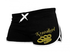 Frauen - Shorts Krawallgirl - gold Frauen - Shorts Krawallgirl - gold