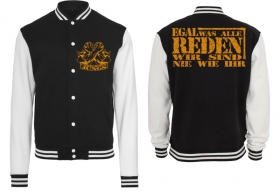 College Jacke - schwarz/weiß - Unbeliebte Jungs - Motiv 2 College Jacke - schwarz/weiß - Unbeliebte Jungs - Motiv 2