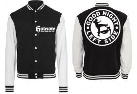 College Jacke - schwarz/weiß - Hatecore - GNLS College Jacke - schwarz/weiß - Hatecore - GNLS