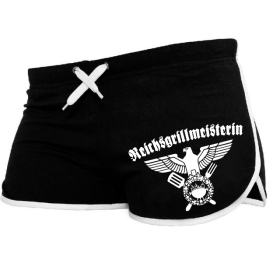 Frauen - Shorts Reichsgrillmeisterin - weiß Frauen - Shorts Reichsgrillmeisterin - weiß