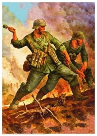 Wandbild - „Kämpfer“ (1943) Wandbild - „Kämpfer“ (1943)