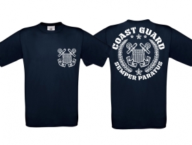 Frauen T-Shirt - Coastguard - navy/weiß - Motiv3 Frauen T-Shirt - Coastguard - navy/weiß - Motiv3
