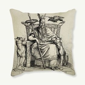 Kissen - Walvater Wotan - Motiv 1 - beidseitig bedruckt Kissen - Walvater Wotan - Motiv 1 - beidseitig bedruckt