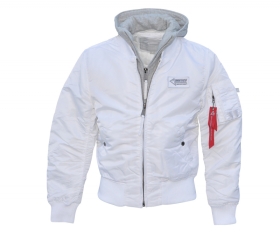 Jacke - CI Kapuzen MA1 Jacke - weiß Jacke - CI Kapuzen MA1 Jacke - weiß
