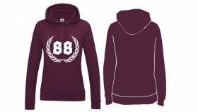Frauen College Hoodie - 88 - burgundy Frauen College Hoodie - 88 - burgundy