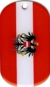 Halskette - Dogtag - Österreich mit Adler Halskette - Dogtag - Österreich mit Adler