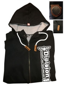 Druck18 Premium - Kapuzenjacke - Division18 - schwarz Druck18 Premium - Kapuzenjacke - Division18 - schwarz