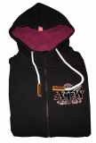 Druck18 Premium - Frauen Kapuzenjacke - Aryan Warrior - schwarz Druck18 Premium - Frauen Kapuzenjacke - Aryan Warrior - schwarz