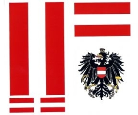Aufkleber Set - Österreich Aufkleber Set - Österreich