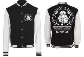 College Jacke - schwarz/weiß - Walhalla Ruft College Jacke - schwarz/weiß - Walhalla Ruft