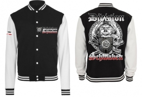 Frauen College Jacke - schwarz/weiß - Division Schwaben - Kämpfer Frauen College Jacke - schwarz/weiß - Division Schwaben - Kämpfer