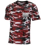 T-Hemd - Aryan Warrior - Wappen - rot-camo T-Hemd - Aryan Warrior - Wappen - rot-camo